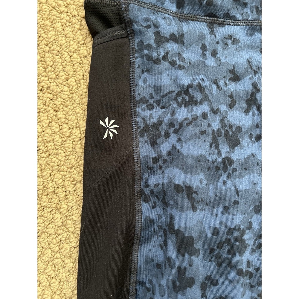 Athleta Capri Leggings‎ Women's XS Blue And Black Athletic Gym Yoga - Picture 5 of 7